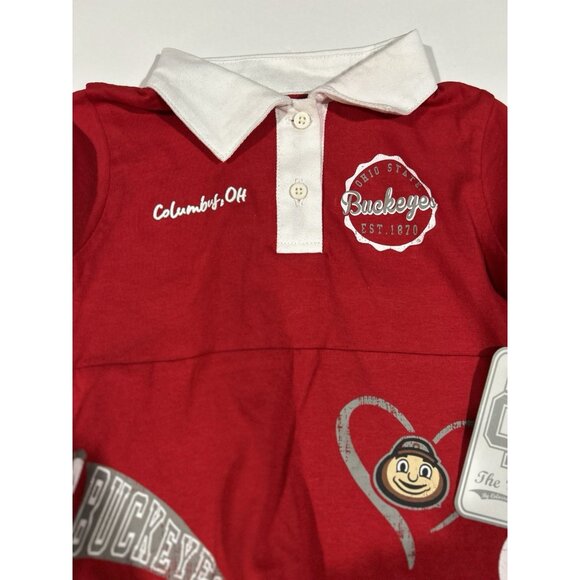NEW Ohio State Buckeyes Colosseum Cheer Dress infant Girls 6-12m - Picture 4 of 9